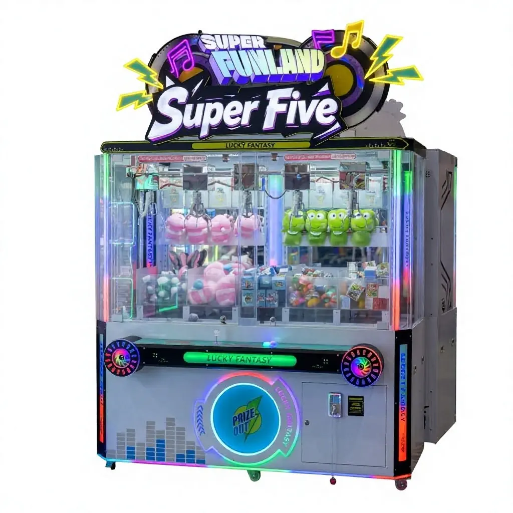 Commercial Crane Machine Arcade Prize Game with English Language Support OEM/ODM Customization 110/220V Power Venue Equipment