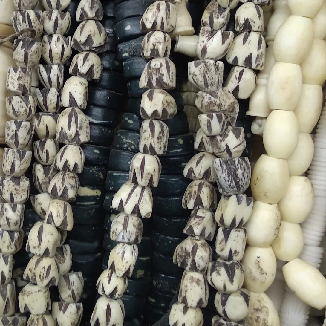 Coniferhandmades Handmade Fancy Bone Shell Coral White Loose Beads Jewelry Making Marquise Cut Irregular Shape Box Packed