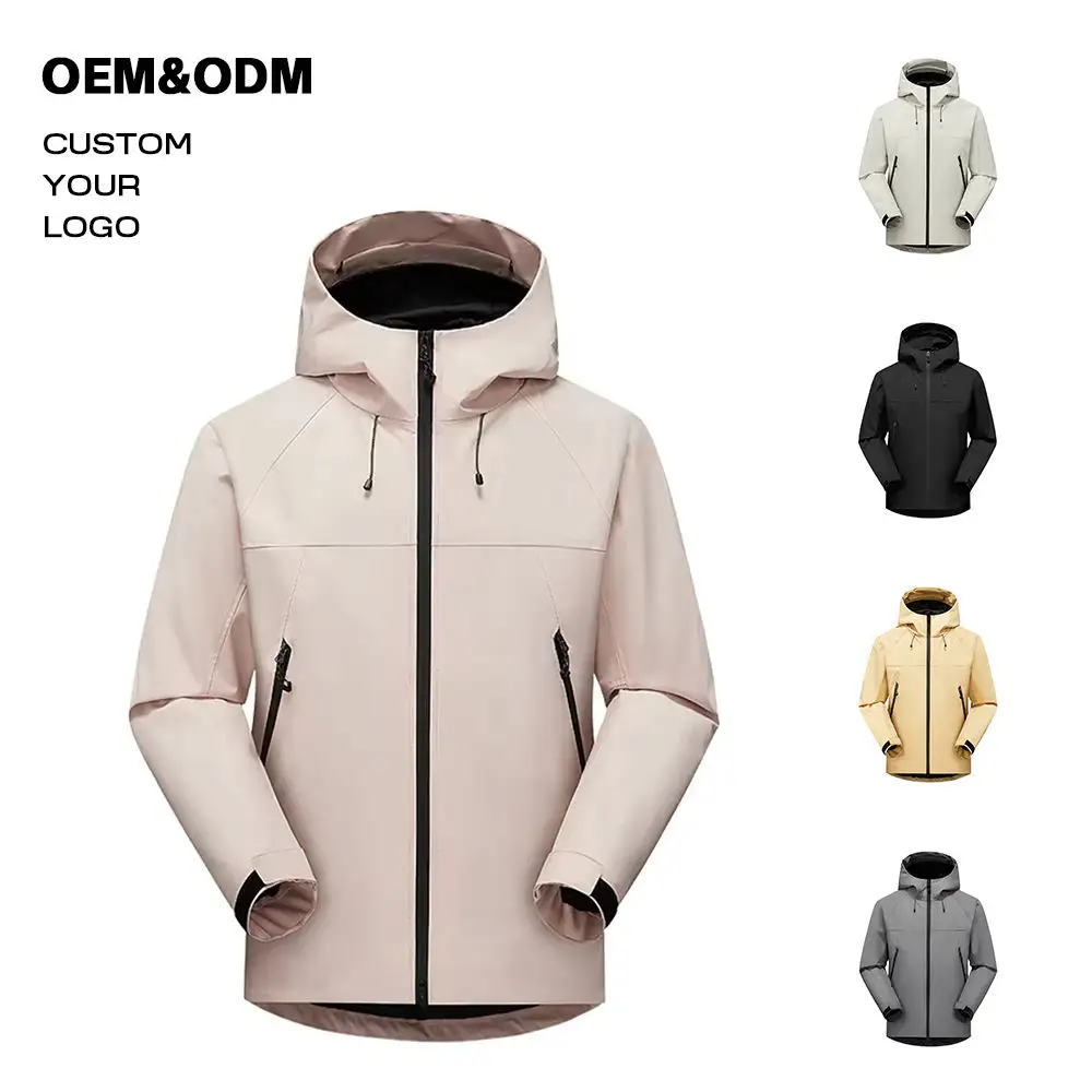 Custom Logo Unisex Quick Dry Tactical Outdoor Working Clothes Zipper Windbreaker Jackets Lightweight Sports Coat