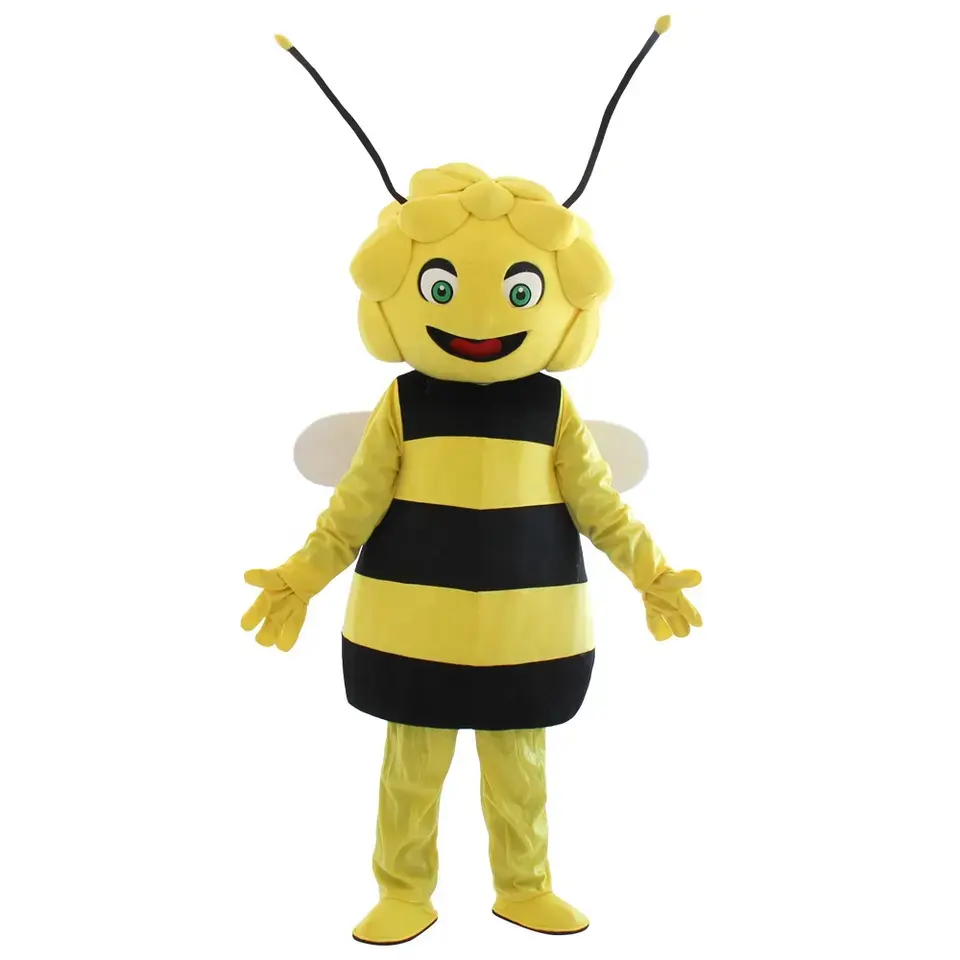 Custom Stuffed Plush Human Doll Costume Unisex Cosplay Cartoon Mascot Costumes Display Style Creative Bee Clothing DesignReorder rate 26%