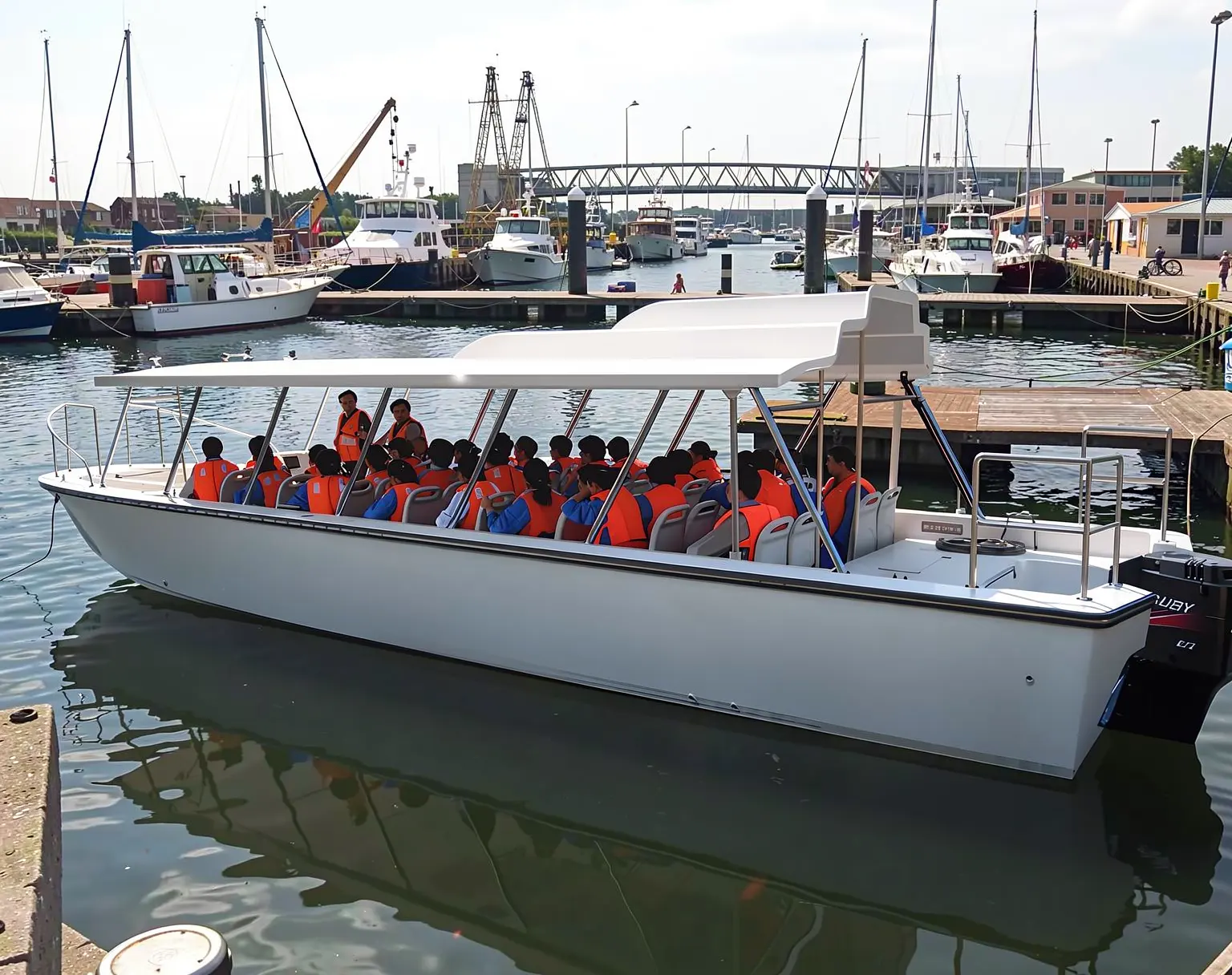 Customized Aluminum Luxury Water Taxi Ferry for Premium Cruising and Sightseeing
