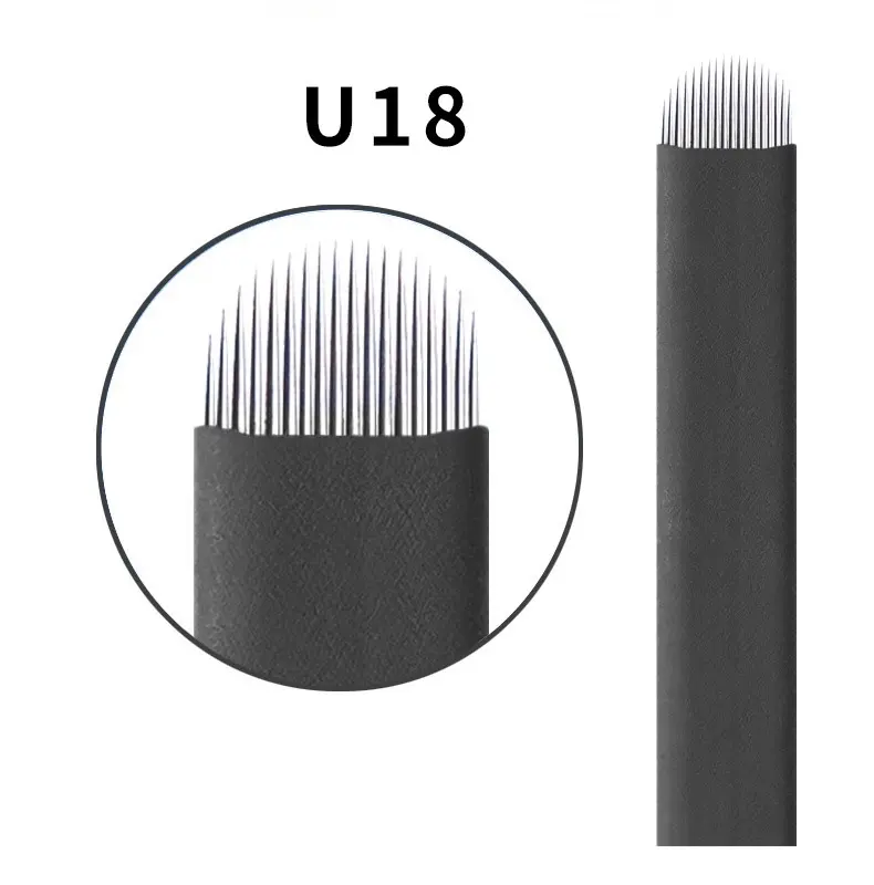 Disposable Permanent Manual Needles Medical Grade Tattoo Needle Stainless Steel Microblading Blades for Handle PenReorder rate 34%