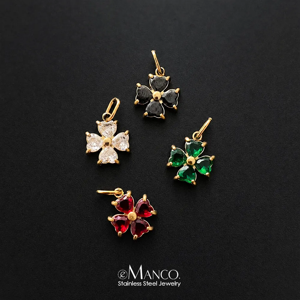 EMANCO Stainless Steel Zircon Charms Pendants Necklace Earrings Jewelry Making Supplies Accessories Dropshipping WholesalePKR 6,298 off shippingDelivery by 11 Dec