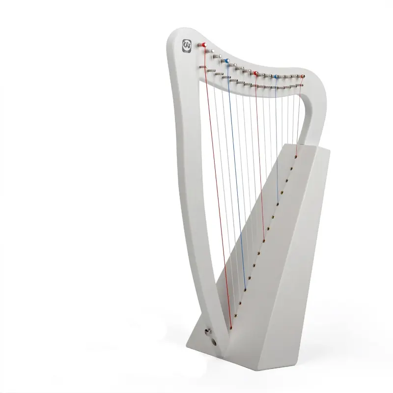 Factory Direct Sale Beginner Harp Irish Harp 15/19 String Portable Small Harp Beginner Instrument Half Tone Key