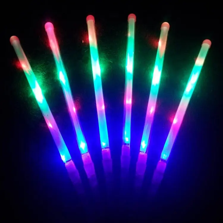 Factory Direct Sale LED Flashing Glow Sticks Multi Color Light Stick for Party Wedding and Concert