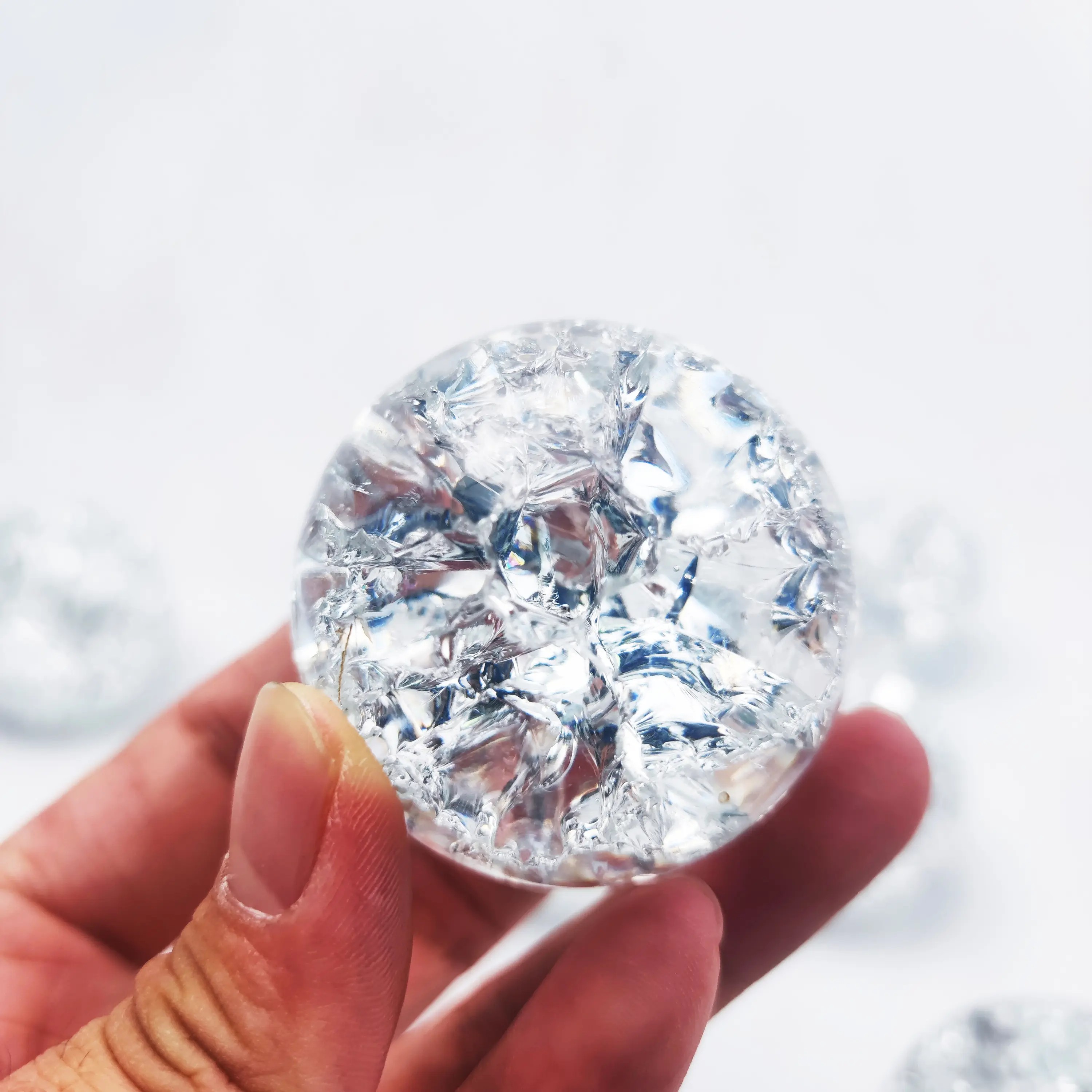 Factory Price High Quality Healing Crystal Crafts Glass Crackle Crystal Ball for Gifts or Home DecorationPKR 6,298 off shippingDelivery by 23 DecReorder rate 38%