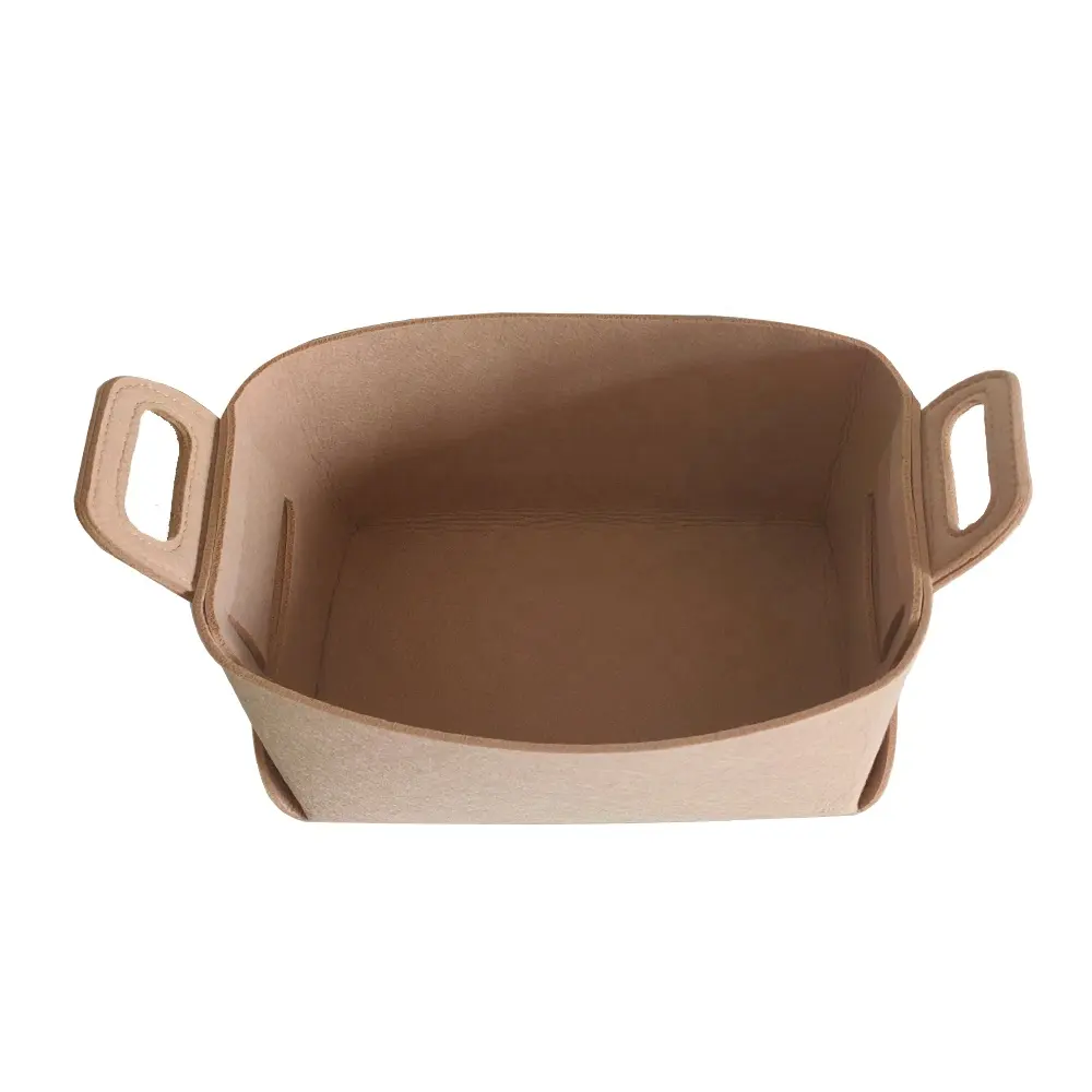 Felt Portable Foldable Hamper Dirty Laundry Basket With Handle for StorageReorder rate 20%
