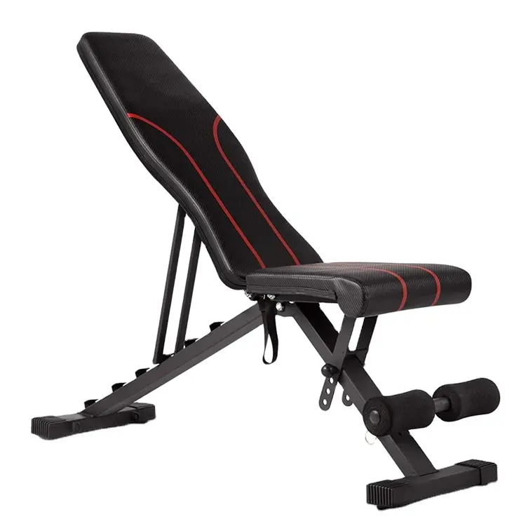 Foldable Weight Bench Bench Press Strength Training Home Gym Equipment Steel Sit Up
