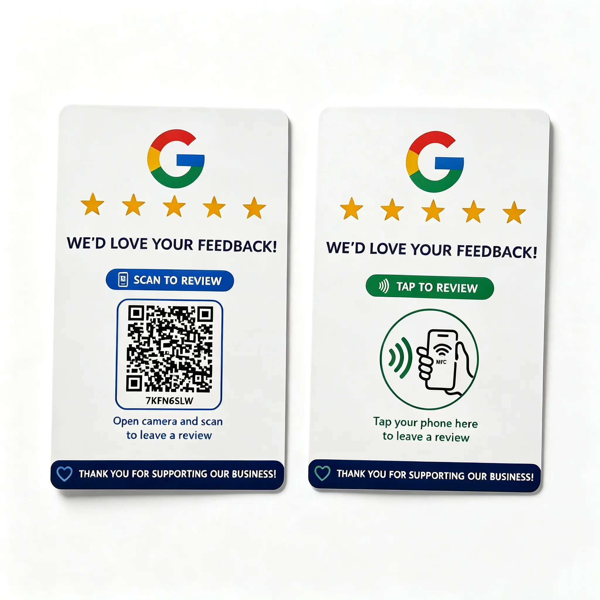 Google Review Card PVC CR80 NFC QR Code Digital Customer Feedback Request Card For Business Promotion Portable Pocket WalletPKR 6,298 off shipping3-day dispatch
