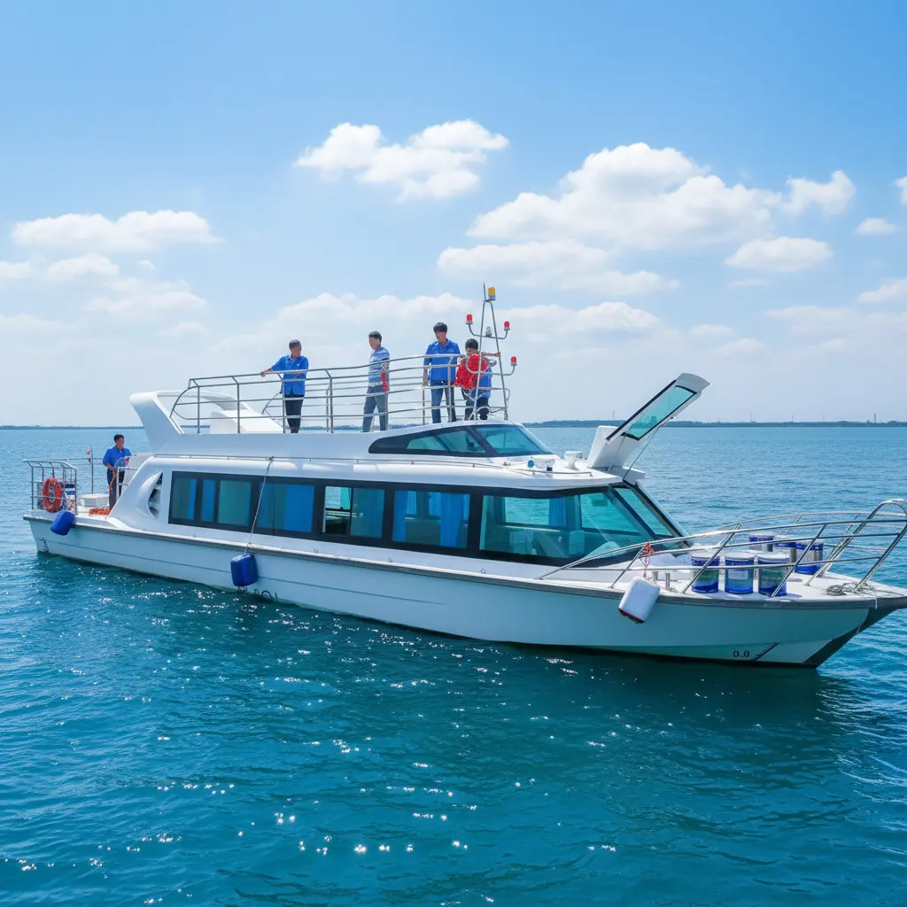 Grandsea 15.8m Cheap Price FRP Passenger Ferry Transportation Boat for Sale