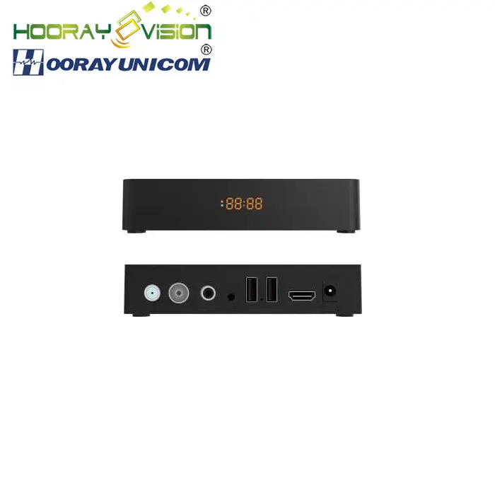 H.265 DVBT2 DVB-S2 Combo Set Top Box Decoder Support IPTVReorder rate 66%