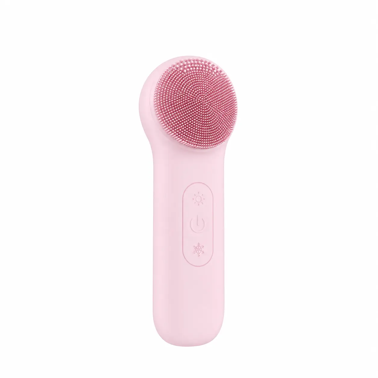 Heat Cold Silicone Facial Cleansing Brush Deep Cleaning Makeup Remover Tool Vibration Massage Facial Cleanser Brush Machine