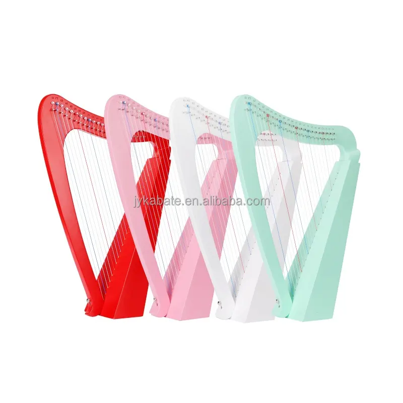 High Quality 23-String Lyre Harp with Accessories Small Harp and Guitar Custom Logo Musical InstrumentReorder rate 41%