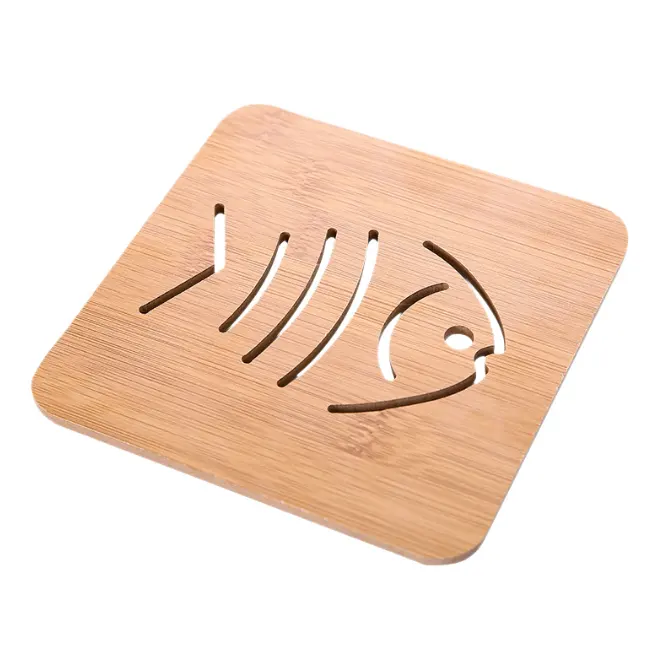 Hollowed-out Bamboo Cartoon Style Coaster/Heat Insulation Pad Kitchen Anti-scald Non-slip Placemat Bowl Mat Pot Mat Table MatPKR 6,298 off shippingDelivery by 23 Dec