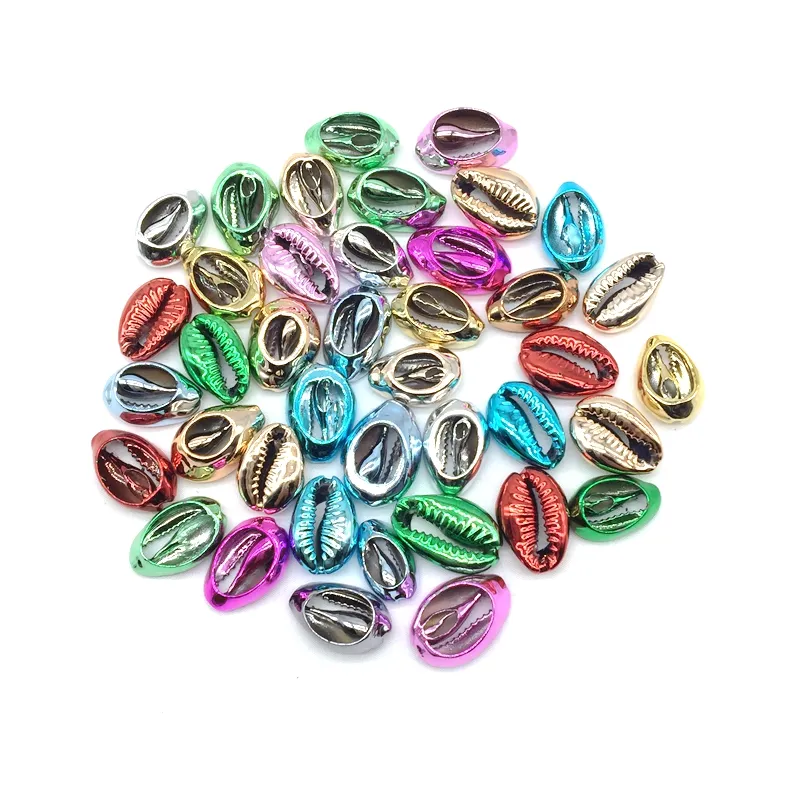 Hot Sell Natural Cowrie Sea Shell Beads Loose Slices Electroplating Mixed Color Charms for DIY Jewelry MakingPKR 6,298 off shippingDelivery by 11 DecReorder rate 26%