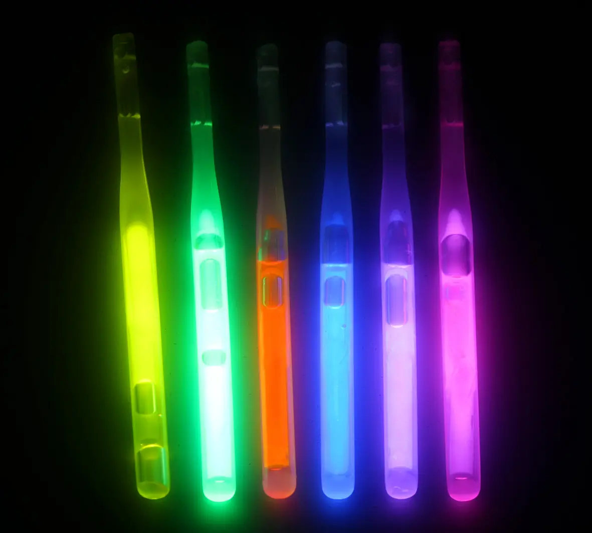 Hot Selling Custom Candy Glow Stick Glow in the Dark Lollipop Stick