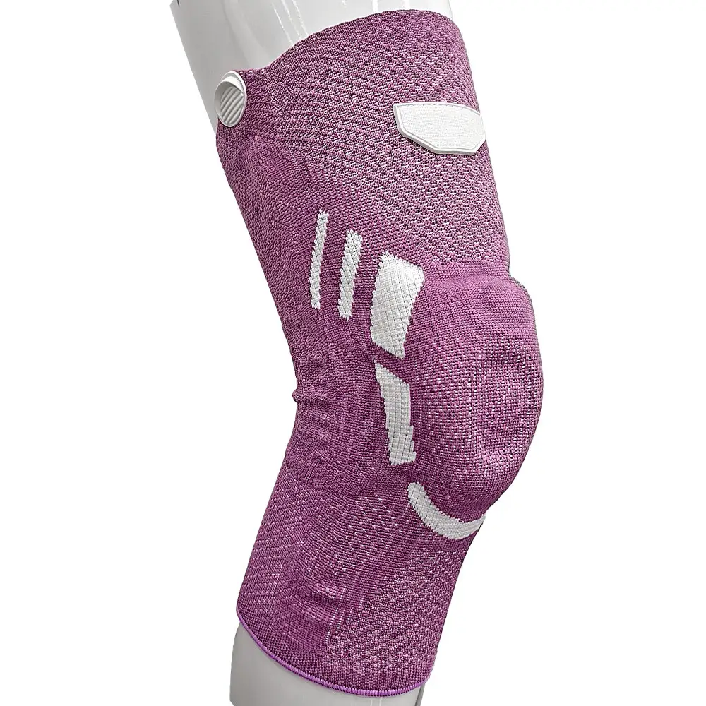 Hot Selling Professional Sports Knee Support Brace Compression Knee Sleeve with Side Stabilizers for Knee Pain Relief