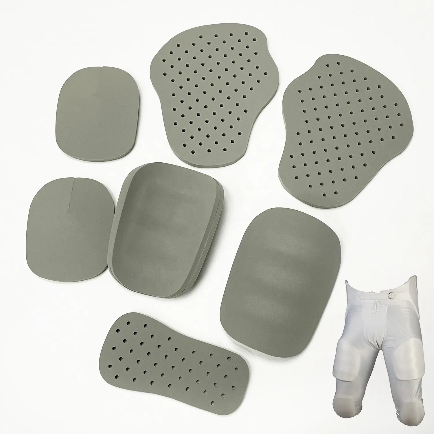 HUNLON American Football Compression Eva Foam Built-in Pads 7pcs Set , American Football Knee PadsPKR 6,298 off shippingDelivery by 23 Dec