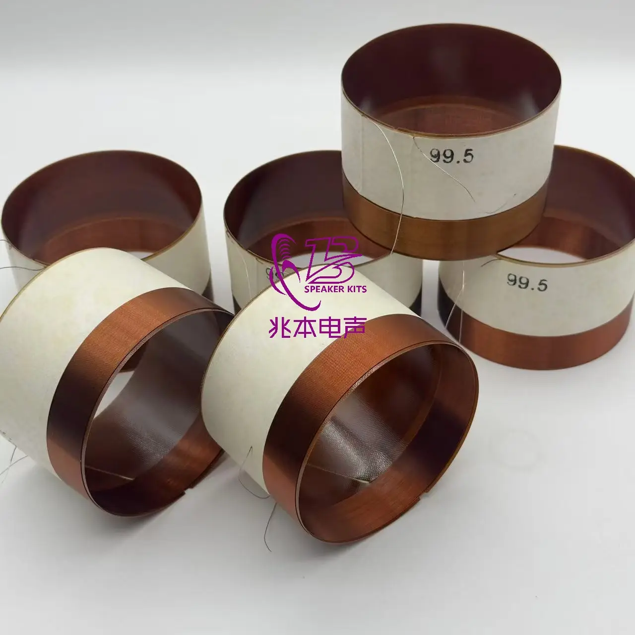 In&out Winding 99.5mm Bass Voice Coil Glass Fiber High-temperature Resistant Pure Copper Round Wire 4"bobbin Voice CoilReorder rate 19%