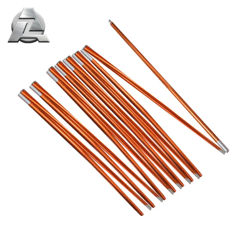 Lightweight Aluminum 7001 Alloy Extendable Tent Pole Tarp Pole ManufacturersReorder rate 33%