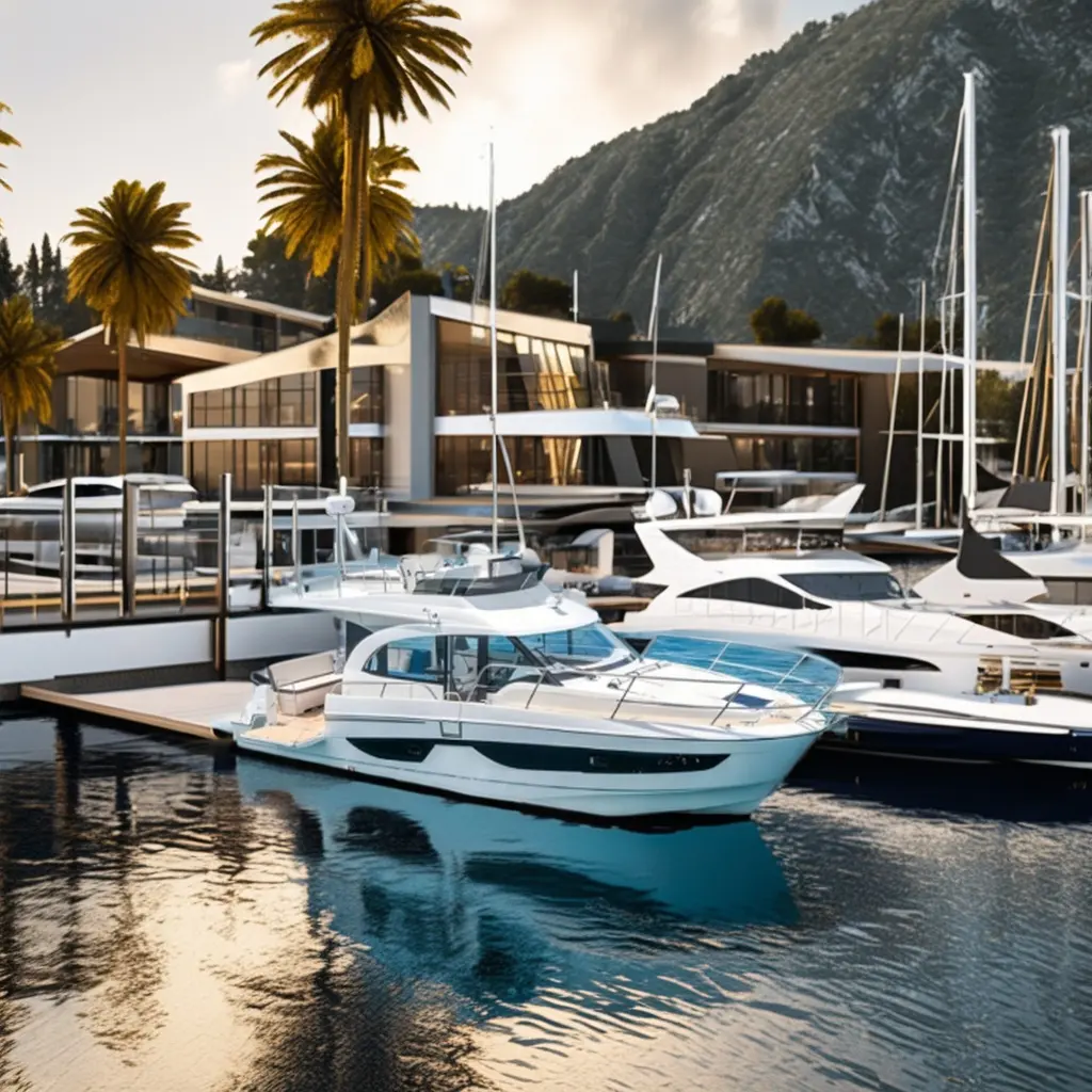 Luxury Interiors Bohao 36 Feet Mini Yacht Boat with 250HP Twin Engines 12 Persons Capacity for Sale
