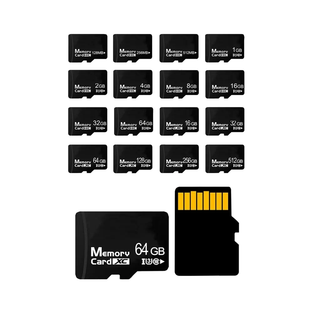 Manufacturers Wholesale High-speed Waterproof Tf Card Memory Card 8gb16GB 32gb 64gb 128gb Camera Customizable logo Memory Card
