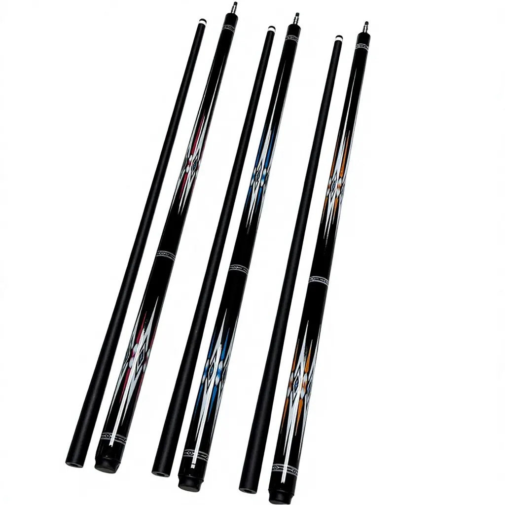 Maple Wood Fiber Birch Billiard Cue Stick 1/2 Split Pool Cue with Cue Chalk for Snooker and Pool Play