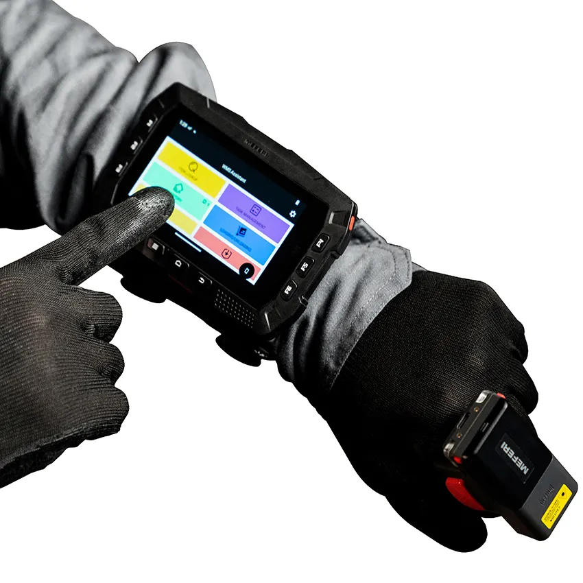 MEFERI ME10 Hands Free Portable Android 13 Mobile Computer WIFI 6 Data Collector Rugged Wearable PDAReorder rate 33%