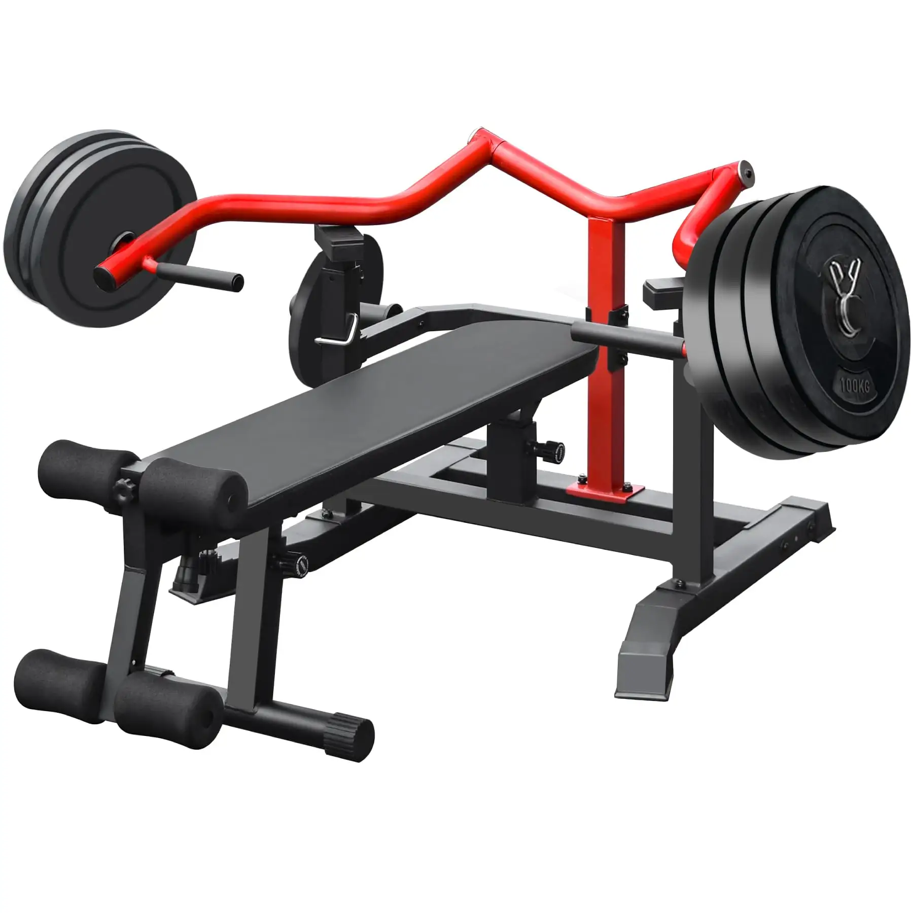 Multifunction Stable Steel Frame Gym Fitness Equipment Press Chest Press Bench for Home