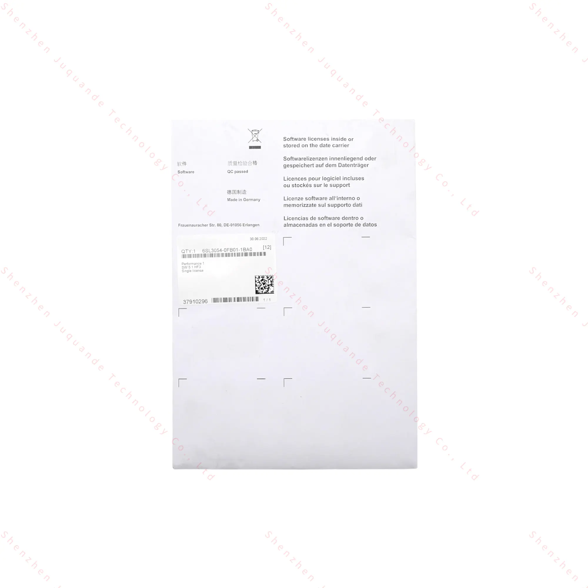 New Original 6SL30540FB011BA0 Compact Flash Card 6SL3054-0FB01-1BA0 Cf CardReorder rate 63%