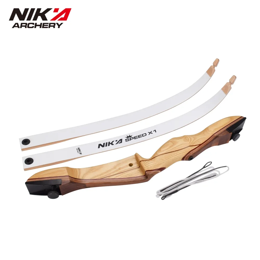 NIKA Archery Competitive Wooden Recurve Bow for Kids Children Adults Archery Bow for Beginner Shooting