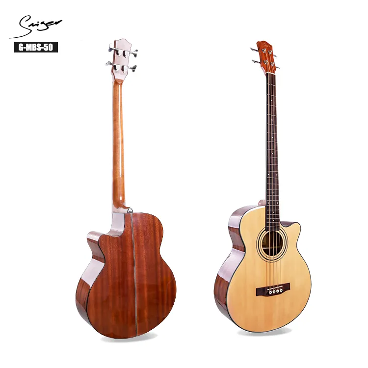 OEM Factory Wholesale Deviser 4 Strings Wooden Acoustic BassReorder rate 26%