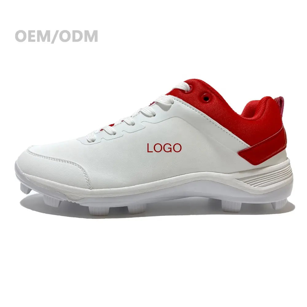 OEM New Style High Quality Non slip Turf Cricket Sport Shoes TPU Spikes Mens Baseball ShoesReorder rate 23%