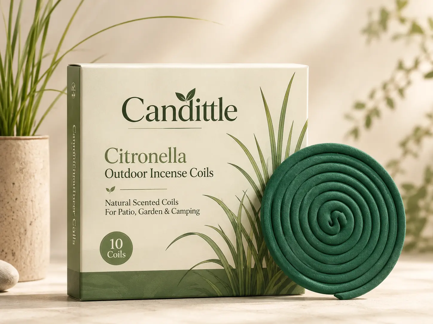 Outdoor Citronella Scented Mosquito Repellent Incense Coils Lemongrass Aroma Long Lasting FragranceReorder rate 21%