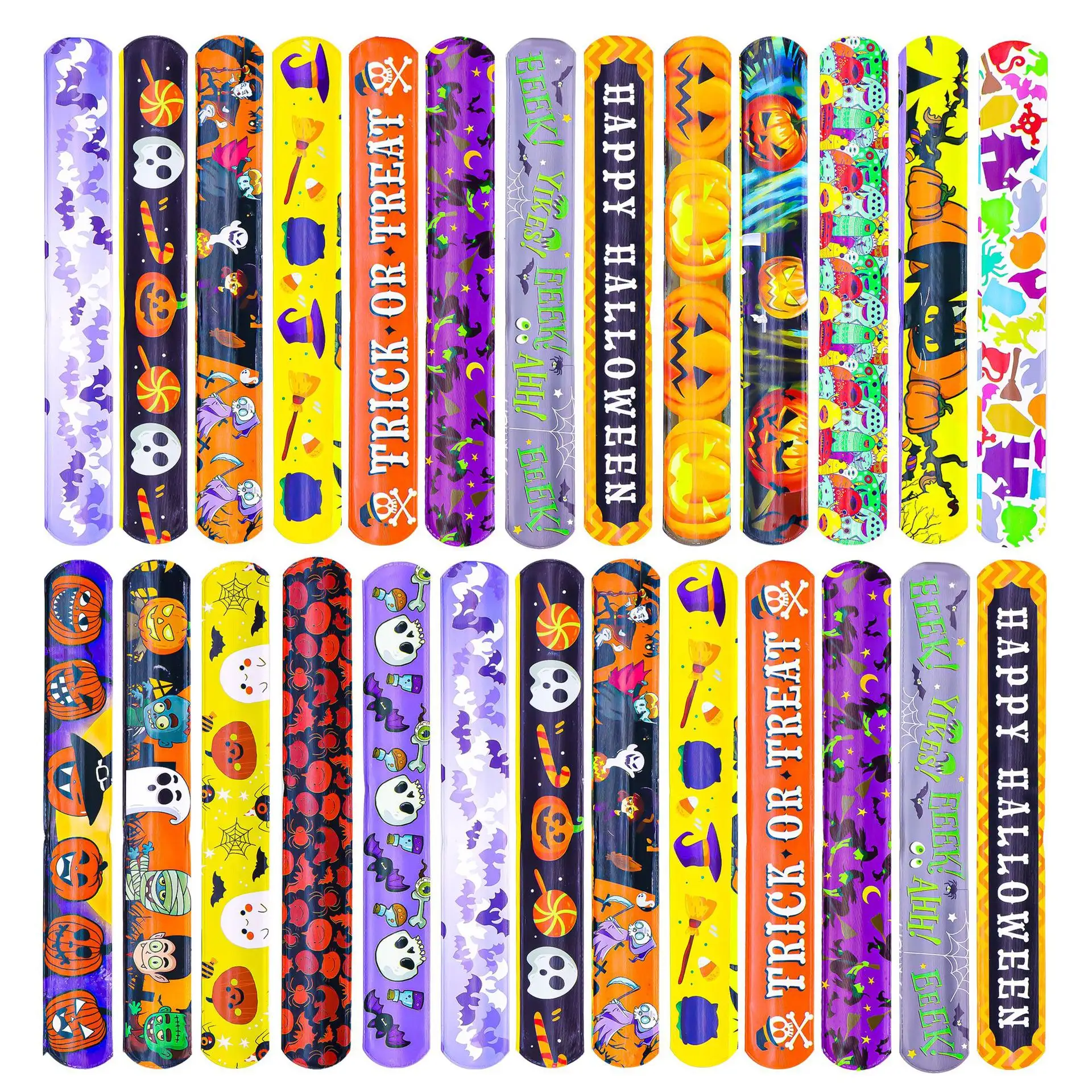 PARTYMENT Halloween Slap Snap Bracelet for Students Children's Party Slap Bracelet Gift Wristband Gift Party FavorsPKR 6,298 off shipping180-day lowest pricesDelivery by 23 Dec