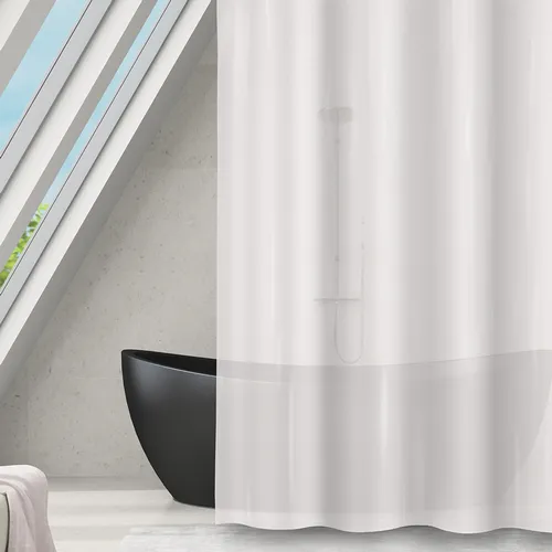 Peva Roman Shower Curtain 240x200 Cm Waterproof Bath Liner