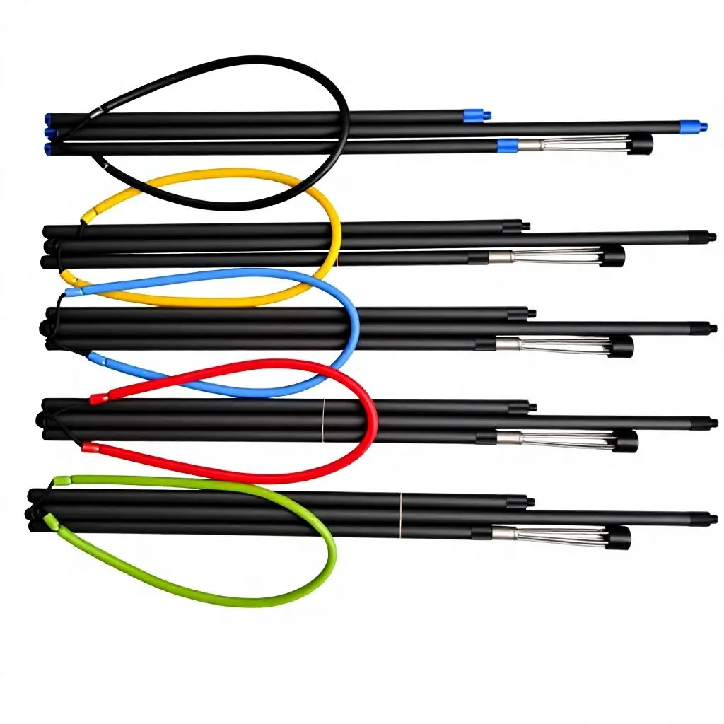 Portable Travel Light Carbon Fiber Pole Spear in 1.5/2 Meters Long with Stainless Steel Tip Power Rubber Sling M8 SpearfishingReorder rate 23%