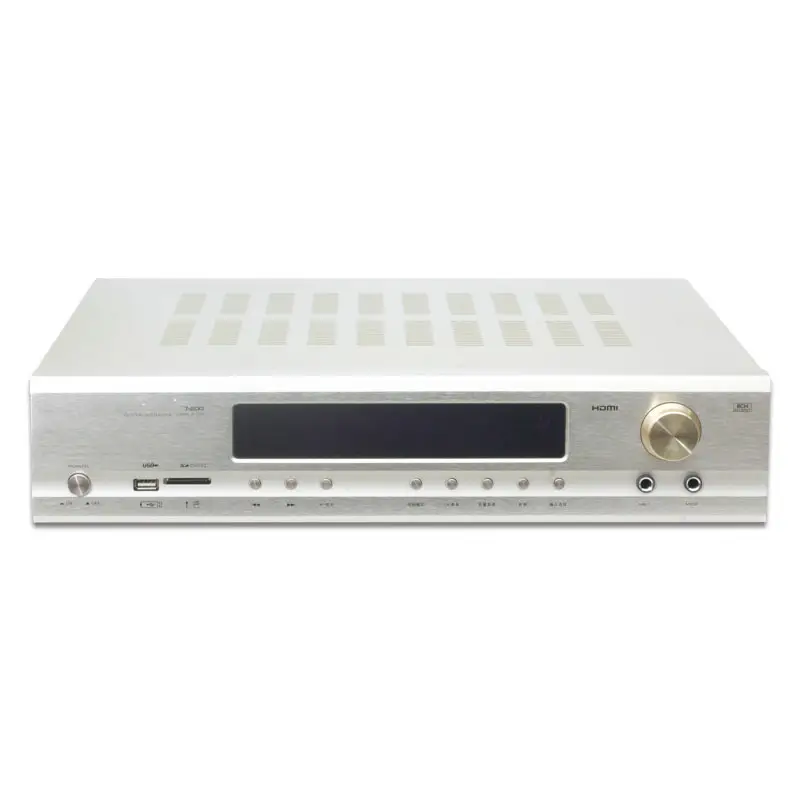 Professional 5.1CH Home Theater AV Receiver 4K Audio Amplifier with USB SD FM Radio for Surround Sound SystemReorder rate 18%