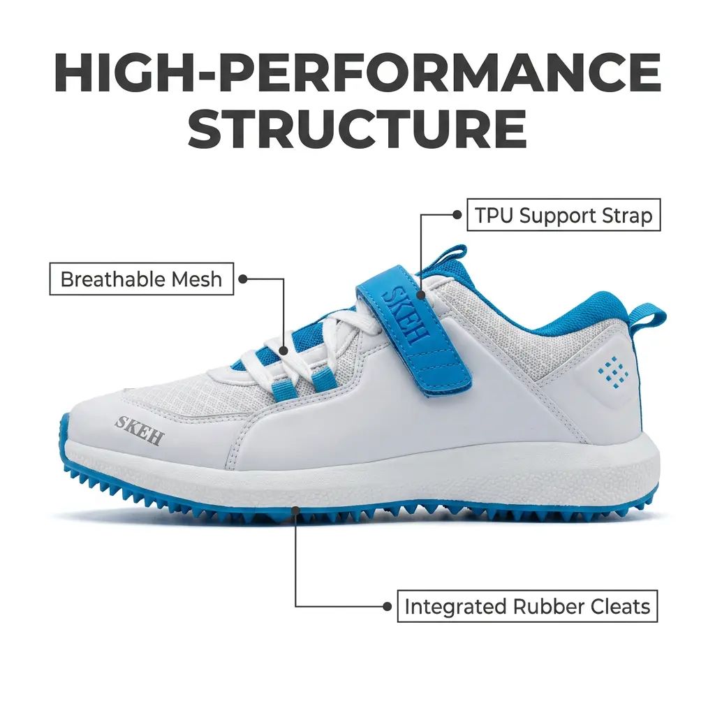 Professional Cricket Shoes Men Women Anti Slip Spikes Outdoor Sports Training ShoesReorder rate 21%
