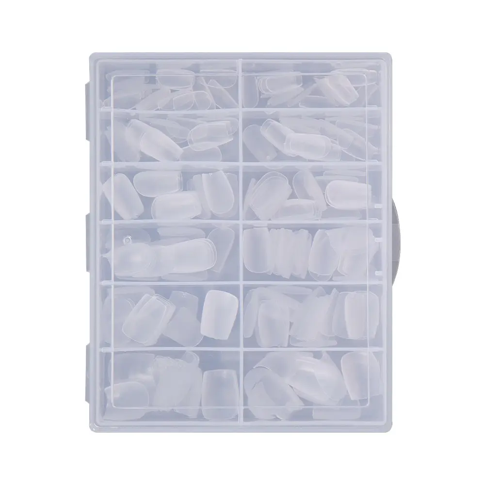Professional Nail Supplies Multi Shape in Stock Fast Nail Extension Softgel Thick Matte Short Nail Tips