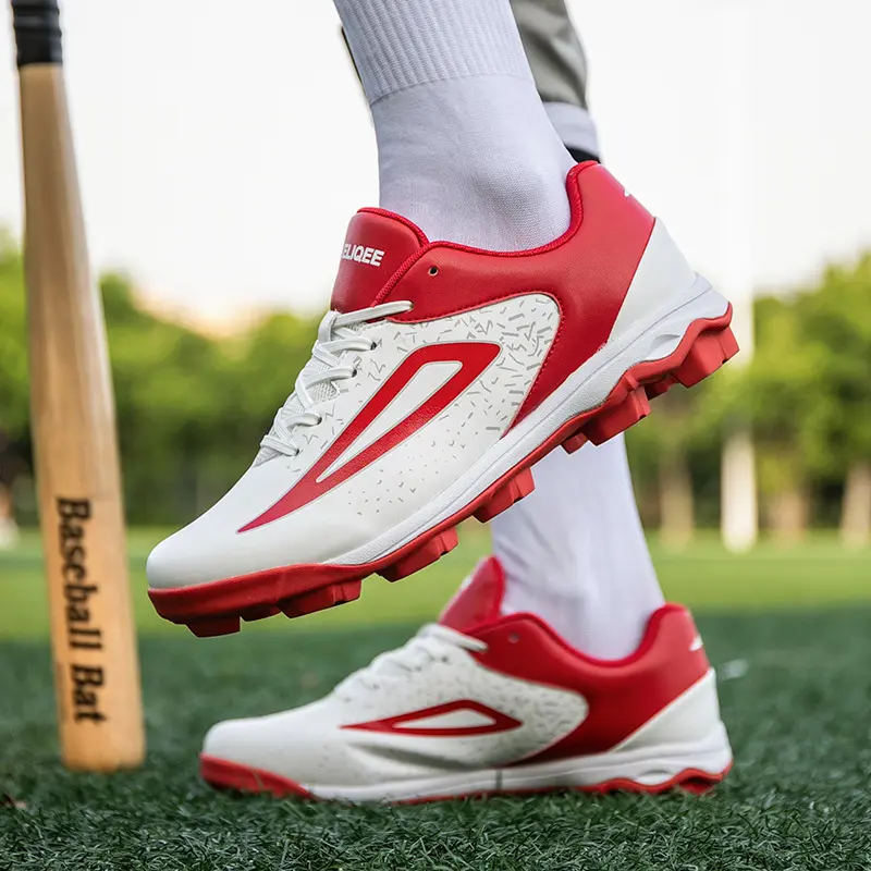 Professional PONERAIT K4875 Unisex American Sports Rugby Baseball Training Competition Shoes Microfiber Upper Mesh Lining MD