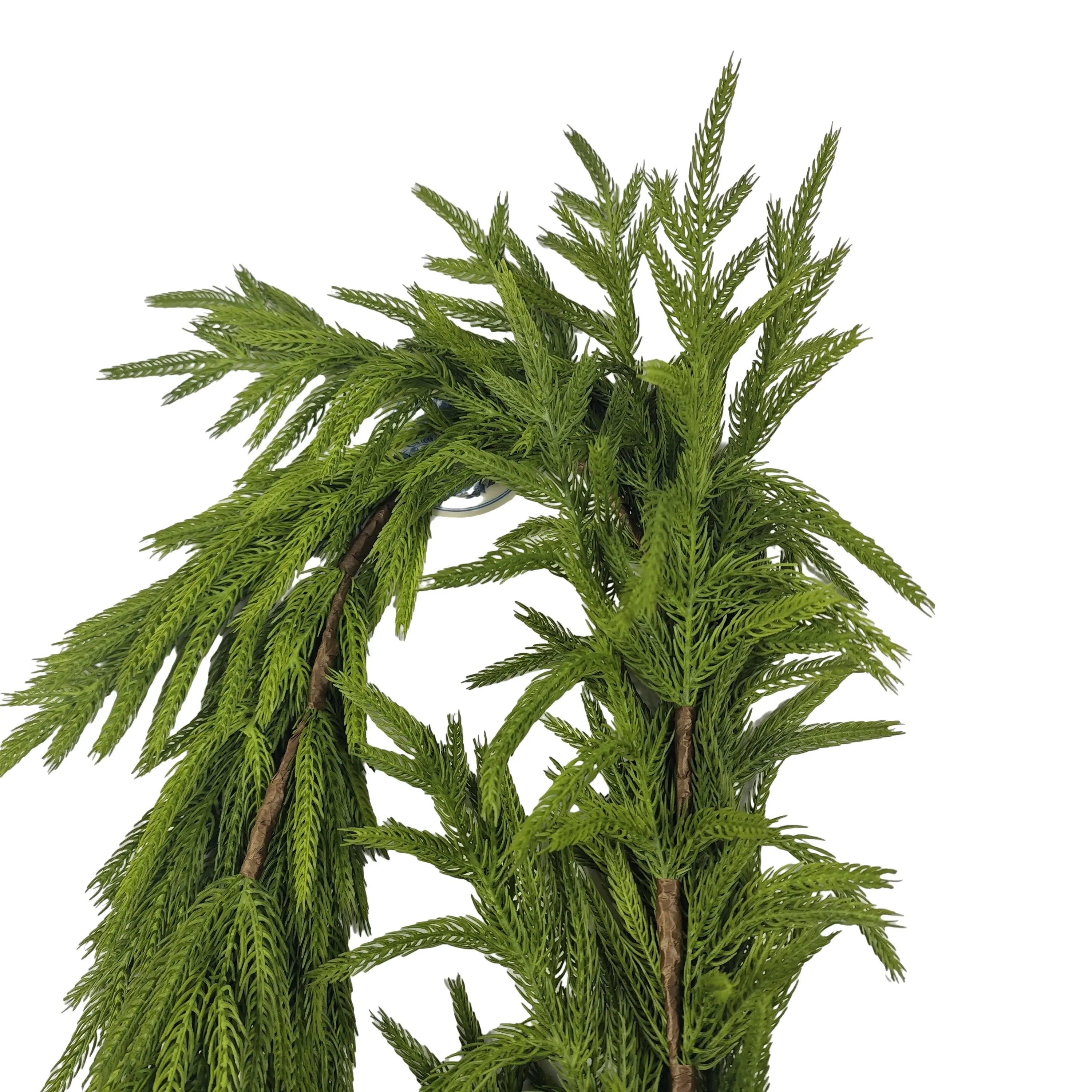 Real Touch Norfolk Pine Entry Garland Pine Wreath Hanging Artificial Plant of Cedar Vine Christmas GarlandPKR 6,298 off shippingDelivery by 23 DecReorder rate 20%
