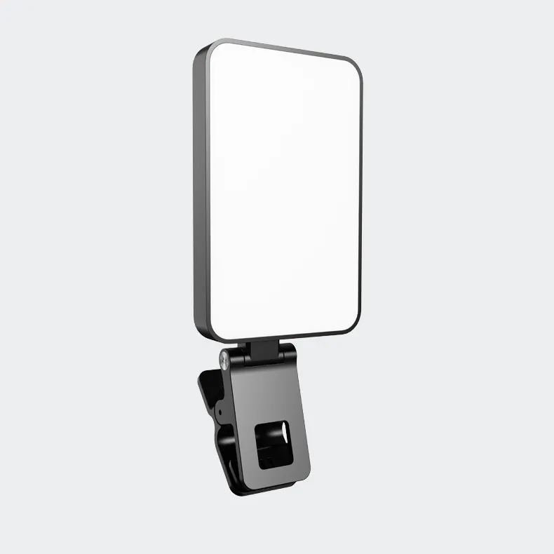 Rechargeable LED Clip-On Video Conference Light Selfie Ring Light for Phone Lighting Makeup TikTok Selfies Work Video CameraReorder rate 28%