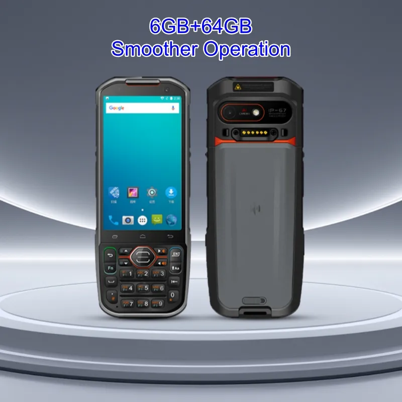 Rugged IP66 Industrial Android Handheld Terminal with Octa Core 4G Full Netcom IoT Data Collector for Warehouse Logistics180-day lowest pricesReorder rate 23%