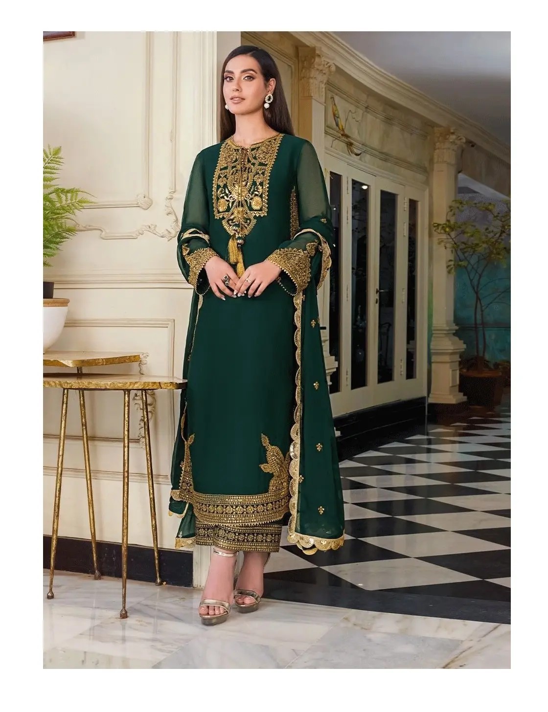 Salwar Kameez Churidar Pant Women Indian Ethnic Ladies Party Dress Punjabi Stitching Available WholesaleReorder rate 23%