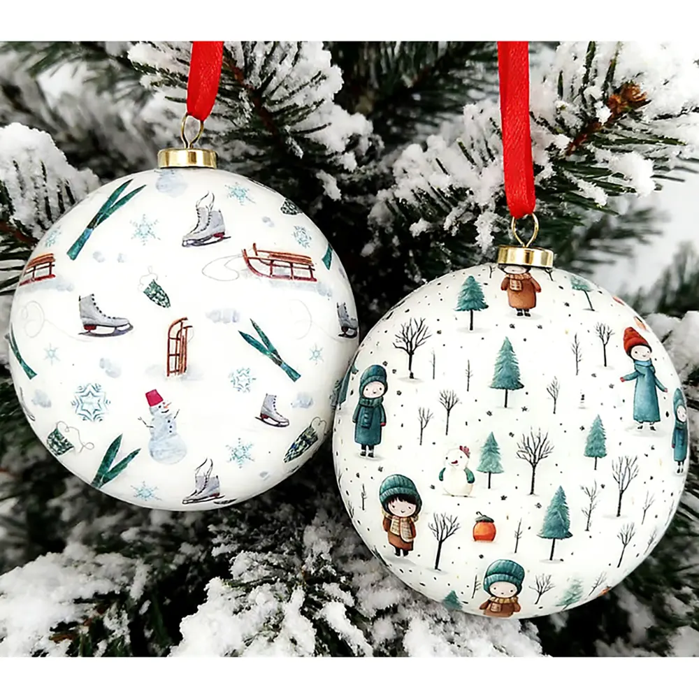 Shunyuan Wholesale Custom Hanging Shatterproof High Quality Full Color Handmade Foam Christmas Tree Decoration BallsReorder rate 25%