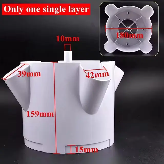 Single Piece Moulded Net Pot for Hydroponic Planting / Vertical Hydroponic Tower / 9 Layers Model 4P9 ZhejiangReorder rate 20%
