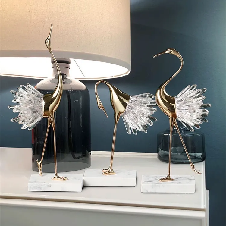 Tabletop Decoration Gold Home Decor Luxury Ornaments Home Accessories Decorative Crane Crafts ModernPKR 6,298 off shippingDelivery by 16 Dec