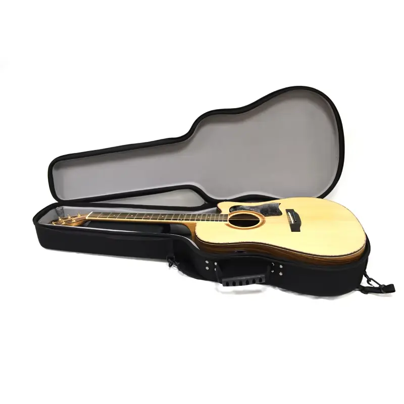 Thick Plush Lining Padding Inside Acoustic Guitar Case Waterproof Bass Storage Hard Case Professional EVA Guitar Case SupplierReorder rate 28%