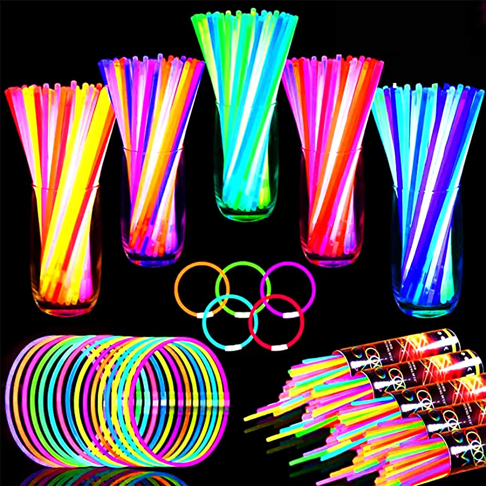 Ultra Bright JH Brand Glow Sticks PE Material Durable Gift Box Packaging Bulk Party Favors Easter Carnival Mardi GrasPKR 6,298 off shipping180-day lowest pricesDelivery by 23 Dec